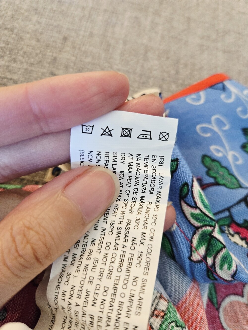 SFERA I S Viscose Patchwork Slip Dress I multicolour - Picture 9 of 11